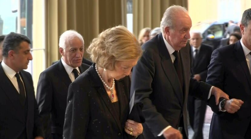 Juan Carlos, doña Sofia, reis eméritos, bunckingham, funeral Isabel II