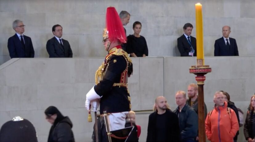 Felipe VI, Letizia, reis de Espanha, bunckingham, funeral Isabel II