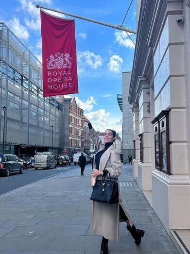 Georgina Rodríguez, Royal Opera House