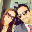 Ruben Amorim e a mulher, Maria João