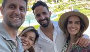Daniel Oliveira, Andreia Rodrigues, Ruben Amorim e a mulher, Maria João Diogo