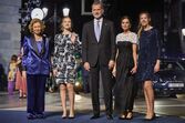 Princesa Leonor, Letizia, Felipe VI, infanta Sofia