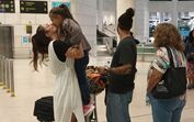 Laura Galvão e a filha