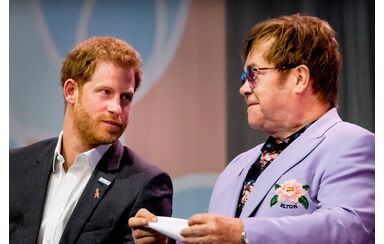 Elton John, príncipe Harry