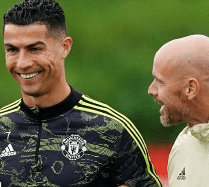 Ten Hag não disfarça incómodo com ausência de Ronaldo