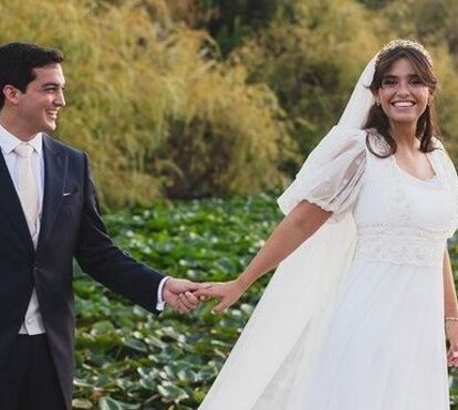 Madalena Guedes Moniz partilha novas fotos do casamento com João Fezas Vital