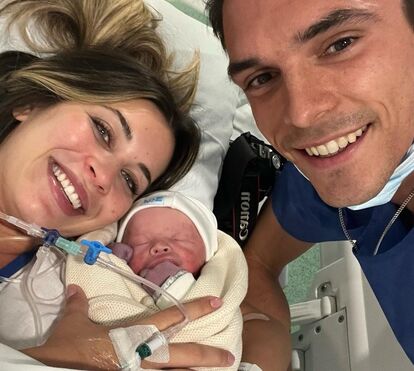 João Palhinha mostra nascimento do filho, João Maria, e confessa que está radiante