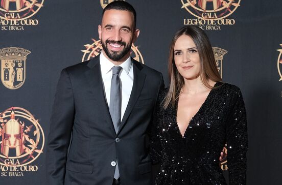 Ruben Amorim e a mulher Maria João