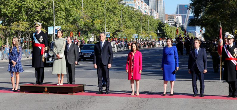 Felipe VI e Letizia no Dia da Hispanidade 