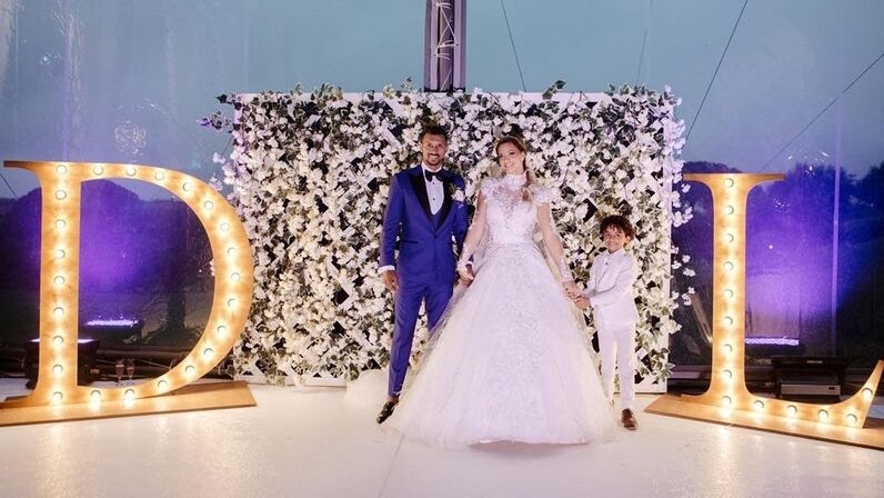 Luís Nani e Daniela Martins