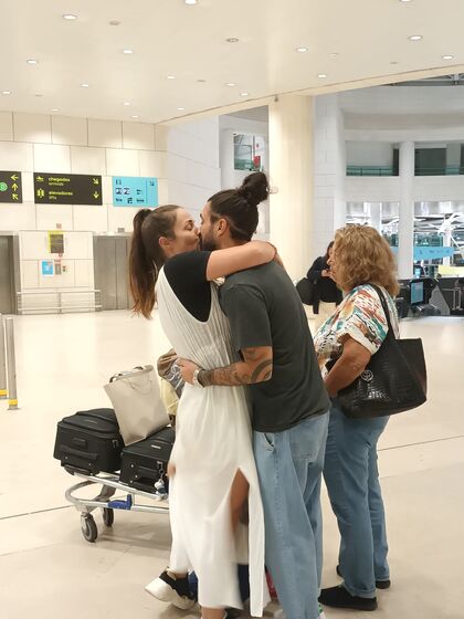 Laura Galvão e a filha