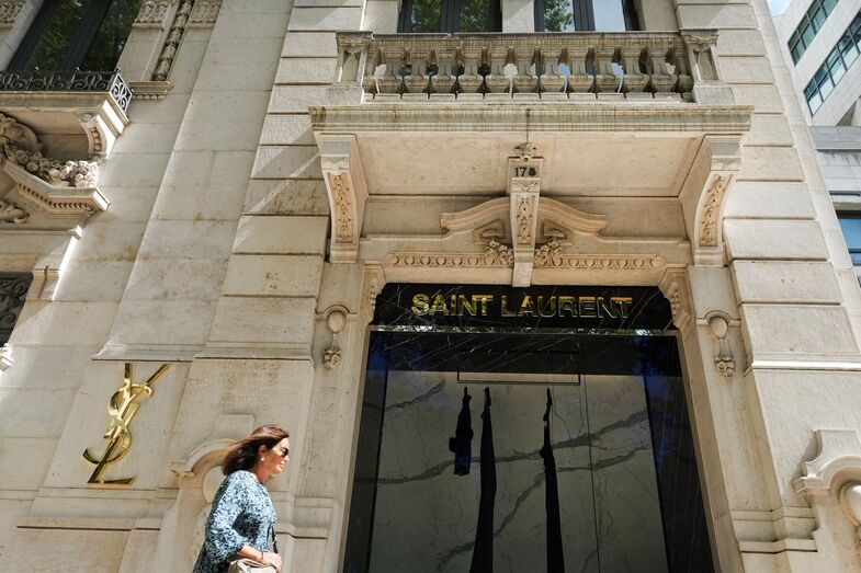 Loja Saint Laurent, na Avenida da Liberdade
