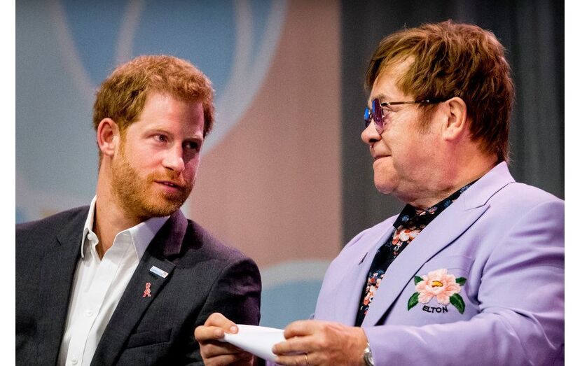 Elton John, príncipe Harry