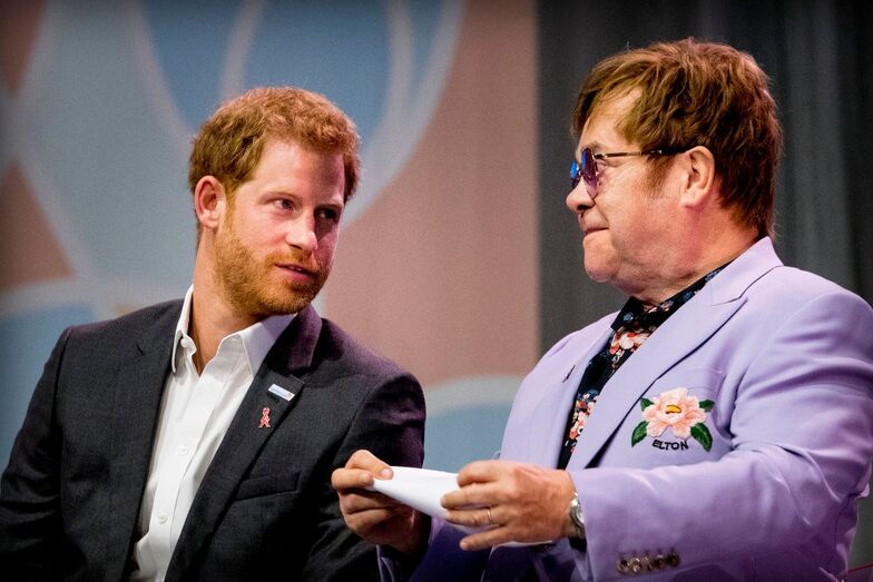 Elton John, príncipe Harry