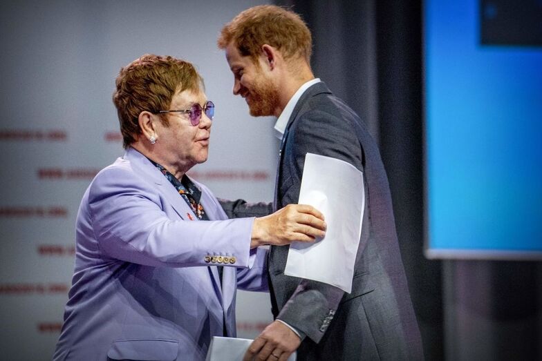 Elton John, príncipe Harry