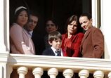 A família Grimaldi no Dia Nacional do Mónaco