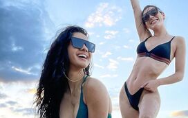 As fotos mais calientes e ousadas das misses Fabiola Valentín e Mariana Varela, que se casaram