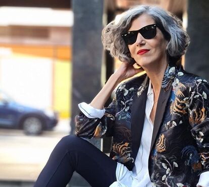 Leggings são só para miúdas? Não, não são! Podem ser usadas por mulheres mais velhas com muita elegância