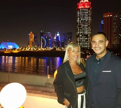 Zulmira Ferreira com o filho, Eddie Ferrer, que morreu aos 42 anos