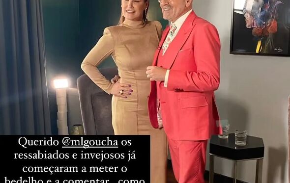 Elma Aveiro, Manuel Luís Goucha, story