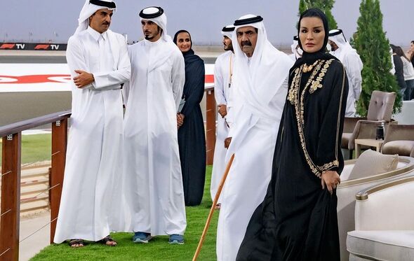 Sheikha Moza com o marido