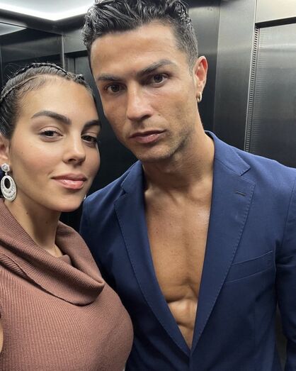 Georgina Rodríguez, Cristiano Ronaldo, filhos