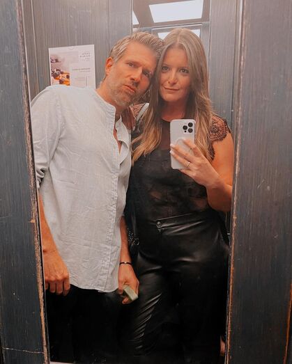 Maria Botelho Moniz e o noivo, Pedro Bianchi