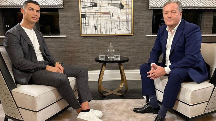 Cristiano Ronaldo, Piers Morgan