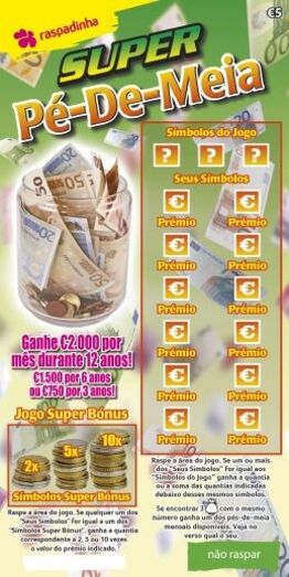 Raspadinha Super Pé de Meia - 5 €