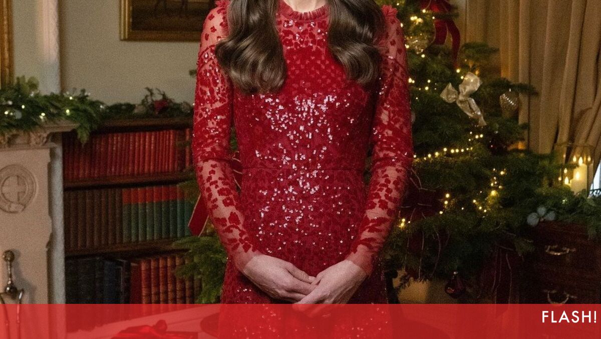 Kate Middleton grava mensagem de Natal com gesto especial Flashes