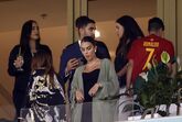 Georgina Rodríguez a ver a seleção no Qatar