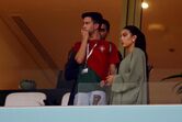 Georgina Rodríguez a ver a seleção no Qatar