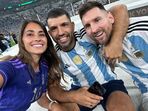 Antonela Roccuzzo, Lionel Messi, família, Mundial