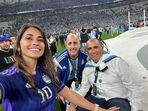 Antonela Roccuzzo, Lionel Messi, família, Mundial