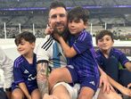 Antonela Roccuzzo, Lionel Messi, família, Mundial
