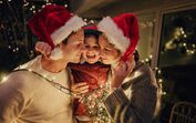 Mãe e pai no natal 