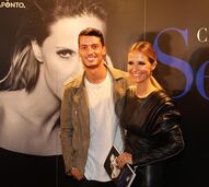 Cristina Ferreira e Ruben Rua no lançamento do livro da apresentadora