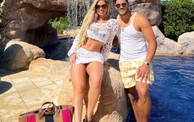 São só luxos. Veja os detalhes das férias milionárias de Hulk com a mulher, que é sobrinha da sua ex