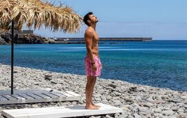 Kelly Bailey e Lourenço Ortigão de férias no Brasil