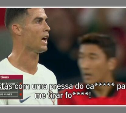 César Mourão arrasado depois de ter dito em direto que preferia que a Seleção perdesse a deixar Cristiano Ronaldo no banco