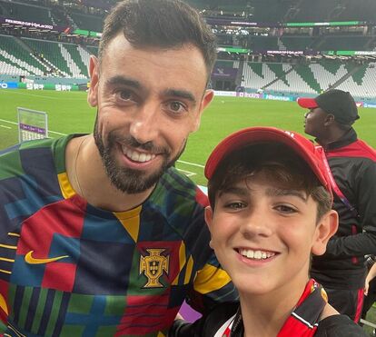 Cristiano Ronaldo leva filho de Katia Aveiro para o meio dos craques e Dinis Pereira regista o dia que nunca mais irá esquecer