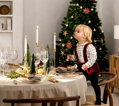 Uma mesa bonita para as pessoas mais especiais! Tudo o que precisa para receber a família no Natal em grande estilo