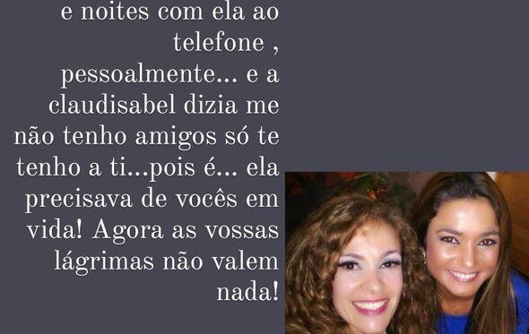 Soraia Araújo, Claudisabel, luto