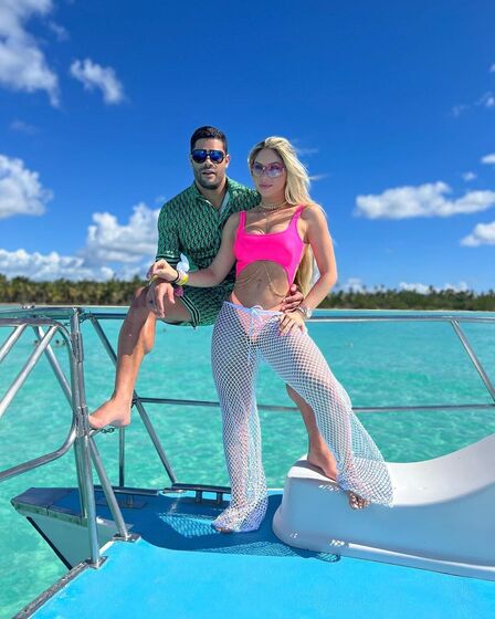 Hulk e Camila Ângelo