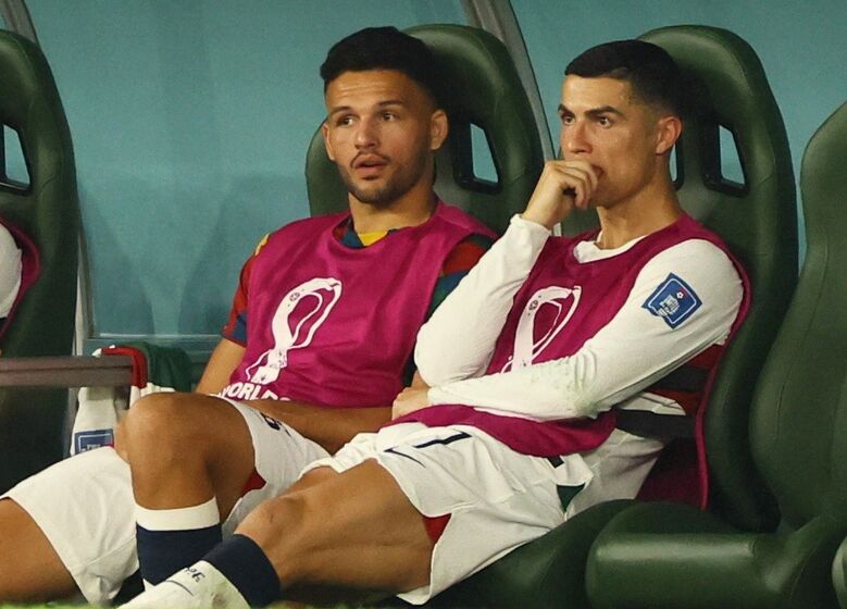 Gonçalo Ramos  e Cristiano Ronaldo