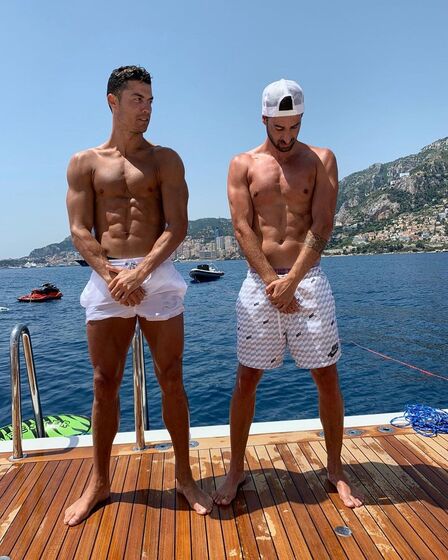 Cristiano Ronaldo e Miguel Paixão