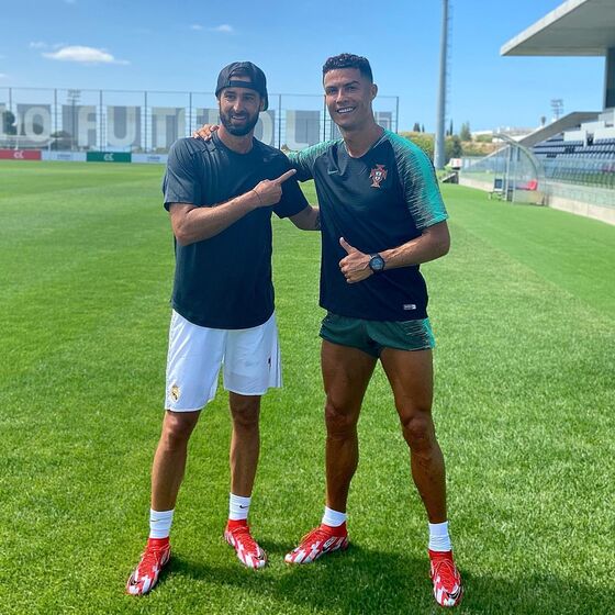 Cristiano Ronaldo e Miguel Paixão