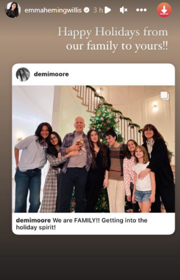 Emma Heming Willis, Demi Moore e Bruce Willis