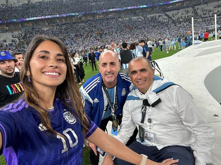 Antonela Roccuzzo, Lionel Messi, família, Mundial