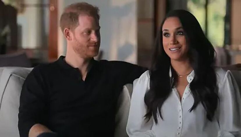 Meghan Markle e o príncipe Harry